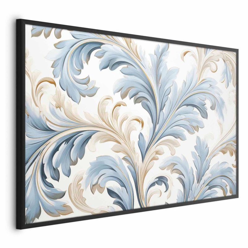 Plakat Artgeist Barokowe pnącze 42x29,7 cm z ramą czarną 1 szt