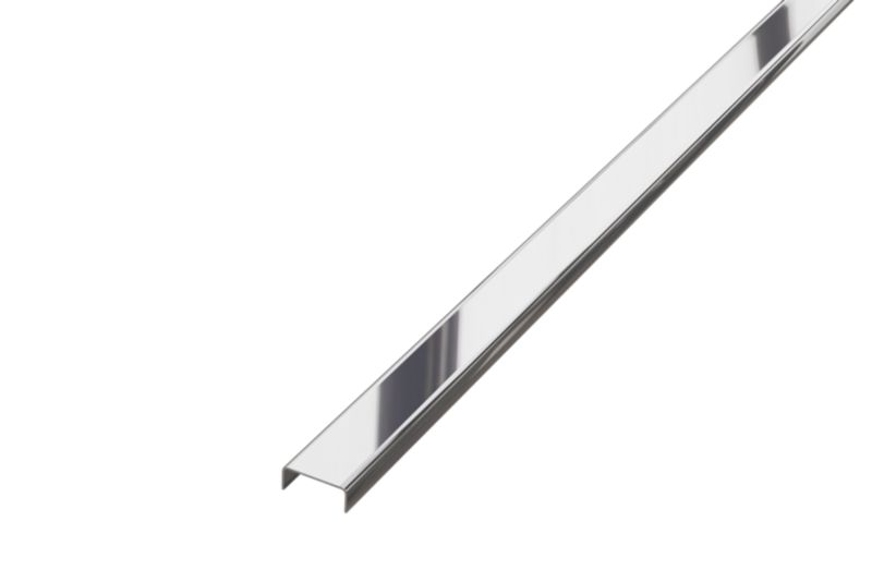 Profil metalowy C Lambro srebrny lustrzany połysk 2cm x 270cm 1 szt.