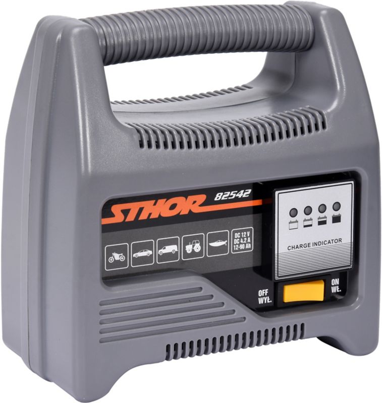 Prostownik Sthor 12 V 6 A 90 Ah