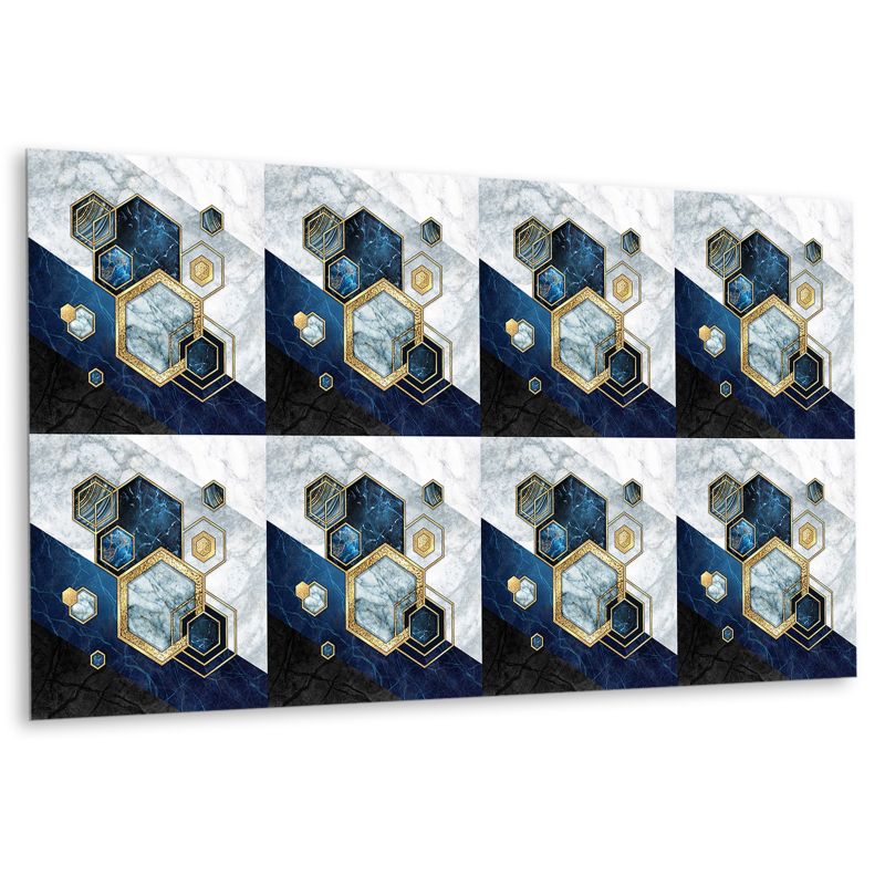 Panel samoprzylepny Tulup 100x50 cm Streszczenie sześciokąty 1 szt.