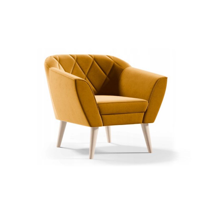 Fotel Bettso Viva 73 cm z miękkim oparciem miodowy 1szt.