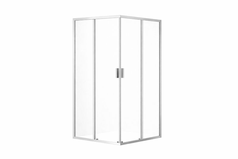 Narożna kabina prysznicowa Ravak Blix II NBLRV2 80x80 szkło transparent chrom 1 szt