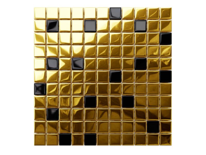Mozaika szklana Ilcom złota gold glamour 30x30cm 1 szt.