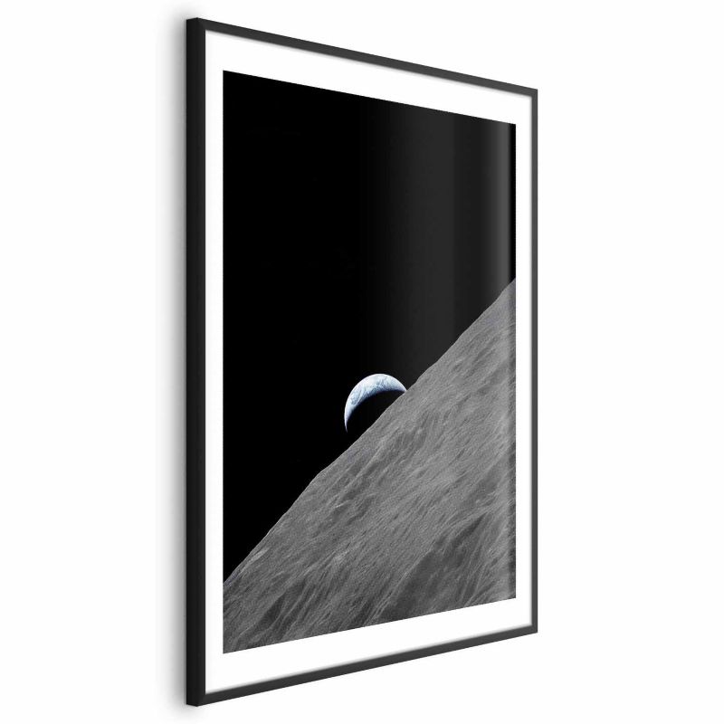Plakat Artgeist Samotna planeta 40x60 cm z ramą czarną 1 szt
