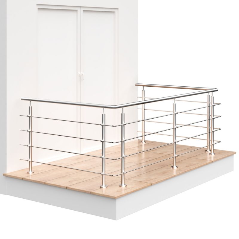 Balustrada barierka balkonowa AVIS konfiguracja boków A-B-C suma boków - 8 metrów, 1 szt.