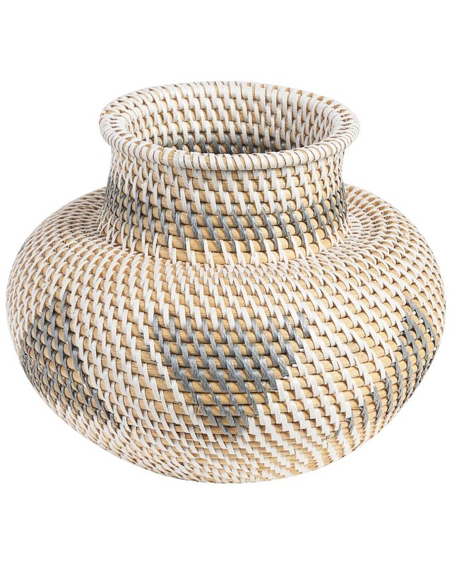 Wazon dekoracyjny Asahan Rattan Naturalny 1 szt.