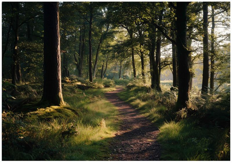 Fototapeta WALLARENA Do Sypialni Salonu Na Flizelinie Las Natura Drzewa Zielony 350x250 cm 16387VX7 1 szt.