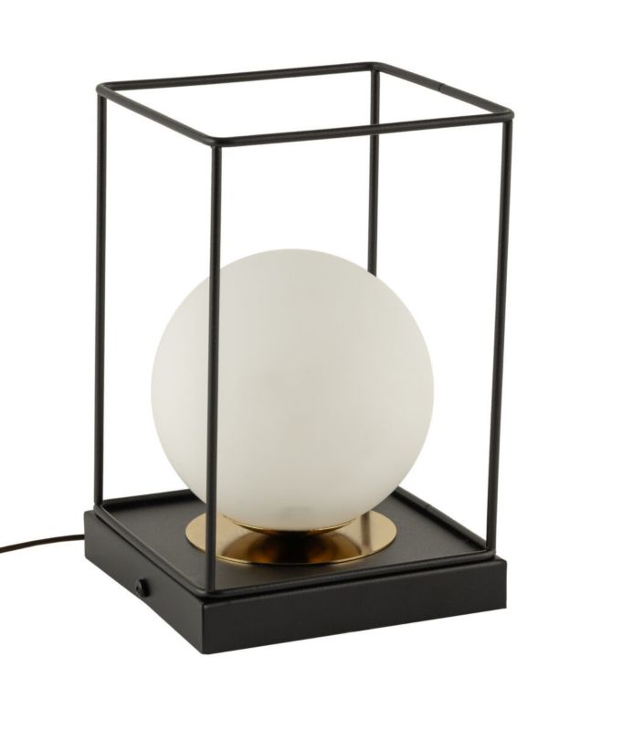 Lampa stołowa Sigma Lighting Aroma czarno-złota 1 x G9 x 12W IP20 wym: 22 x 13.5 x 13.5 cm metal - 1 szt.