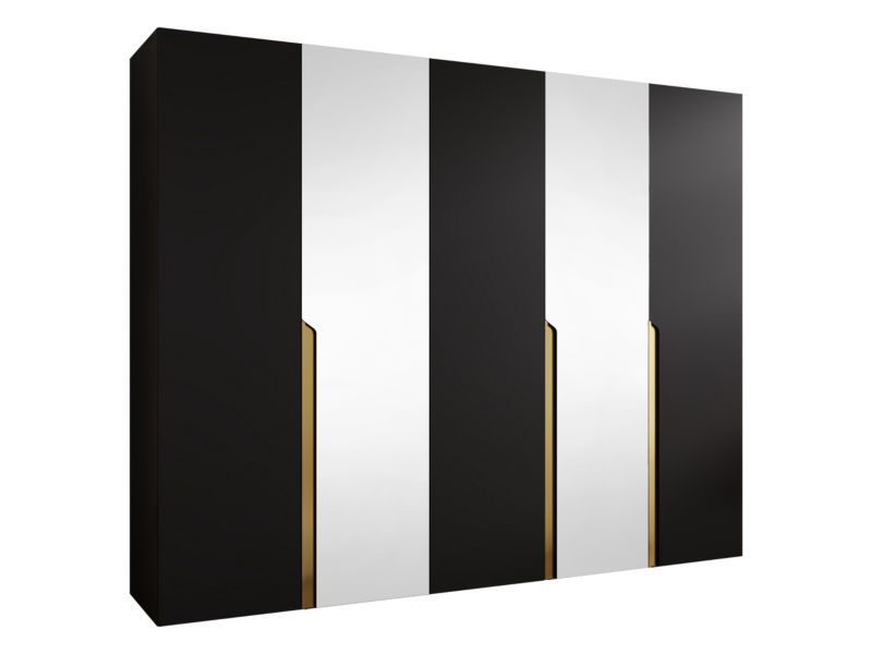 Szafa MIRJAN 24 Mila 2 250 czarny / złoty 1 szt.