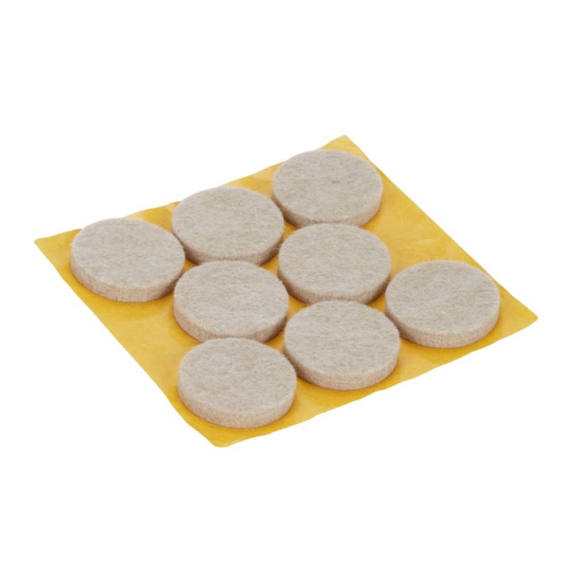 Podkładki samoprzylepne Diall filcowe 25 mm beżowe 8 szt.