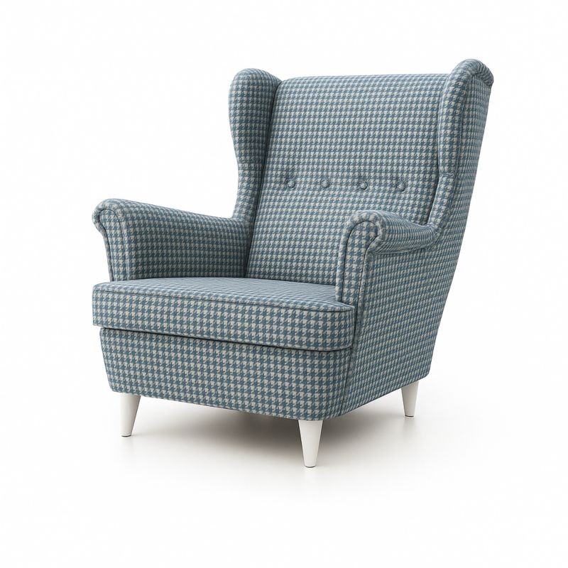 Fotel Uszak Sofello w pepitkę kenia 795 1 szt