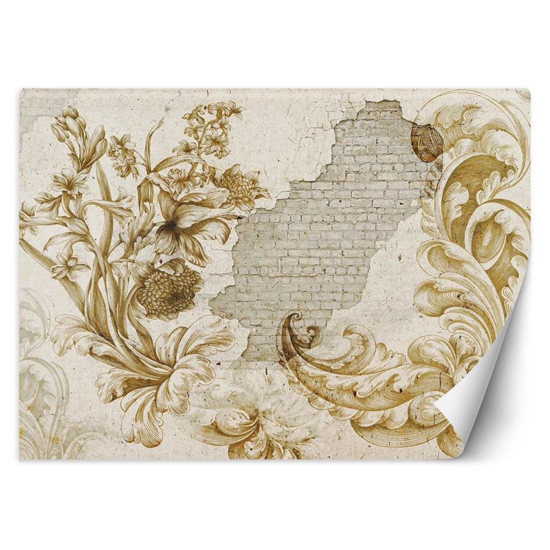 Fototapeta Feeby Fresk rośliny tynk 368x254 1 szt