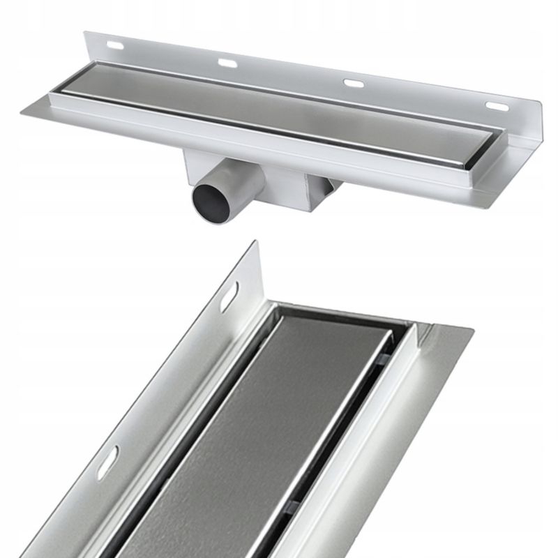 Odpływ liniowy przyścienny Estiva JUST MOUNT 50 cm stal nierdzewna szczotkowana 1 szt.