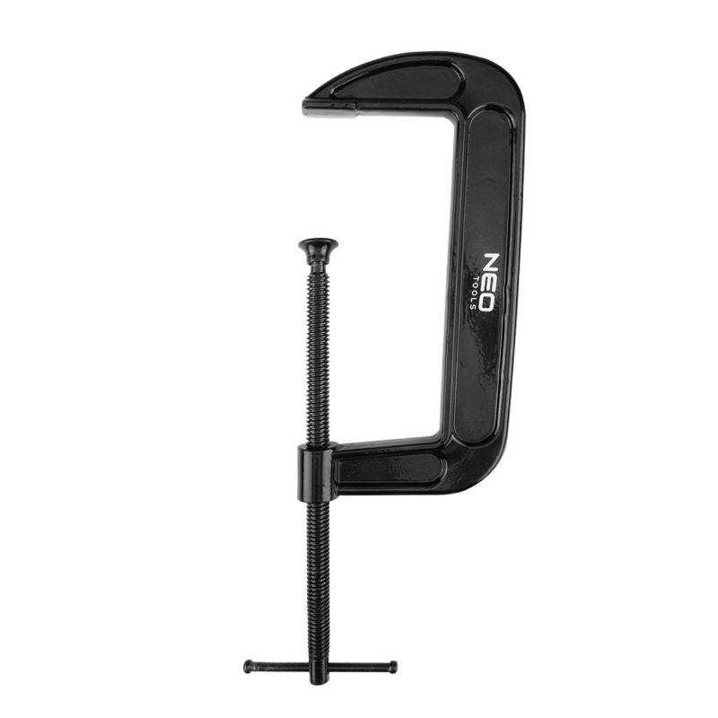Ścisk stolarski NEO TOOLS śrubowy, typ C (G), 200 mm (8"), żeliwny, waga 1570g 1 szt