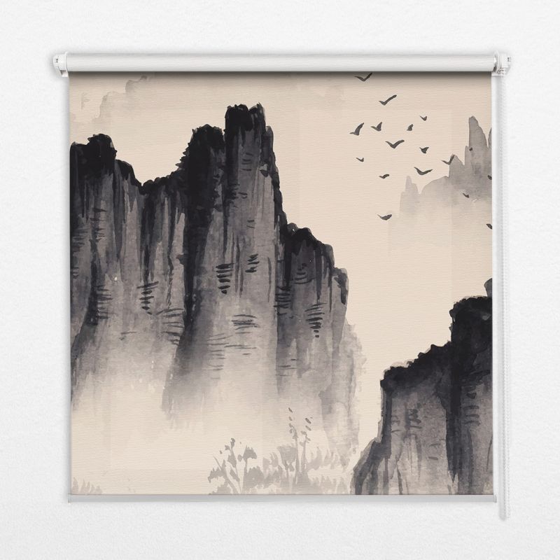 Wewnętrzna roleta ścienna Tulup 60x180 cm Skały 1 szt.
