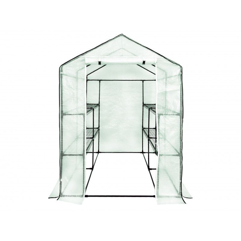 Tunel ogrodowy 4iQ Group 1,4x2m Zielony Folia UV 1szt.