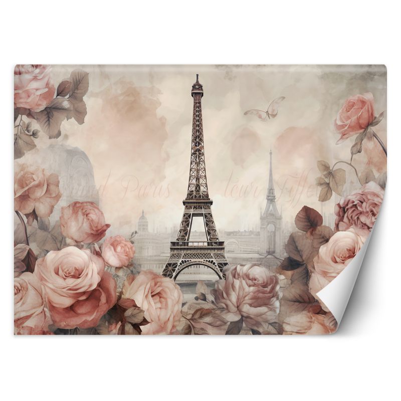 Fototapeta Feeby Wieża Eiffla Shabby Chic 250x175 1 szt
