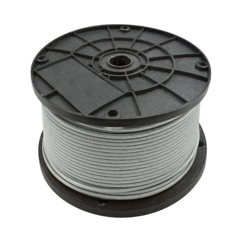 Lina stalowa ocynkowana Stahl PCV konstrukcja 6x7 3 mm x 1 mb