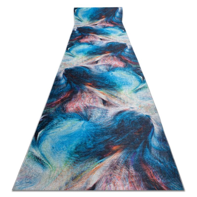 Chodnik RugsX 80x980 cm niebieski 280938 1 szt.