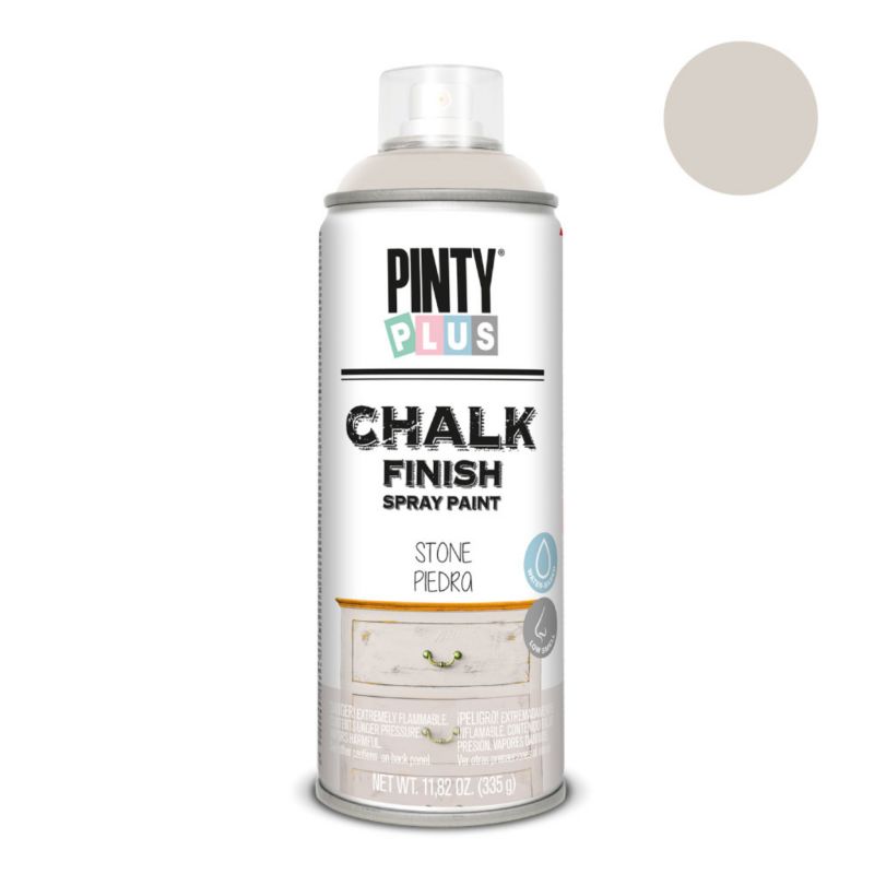 Farba kredowa do mebli w sprayu PintyPlus Chalk Finish 400ml szary kamień matowy 1 szt