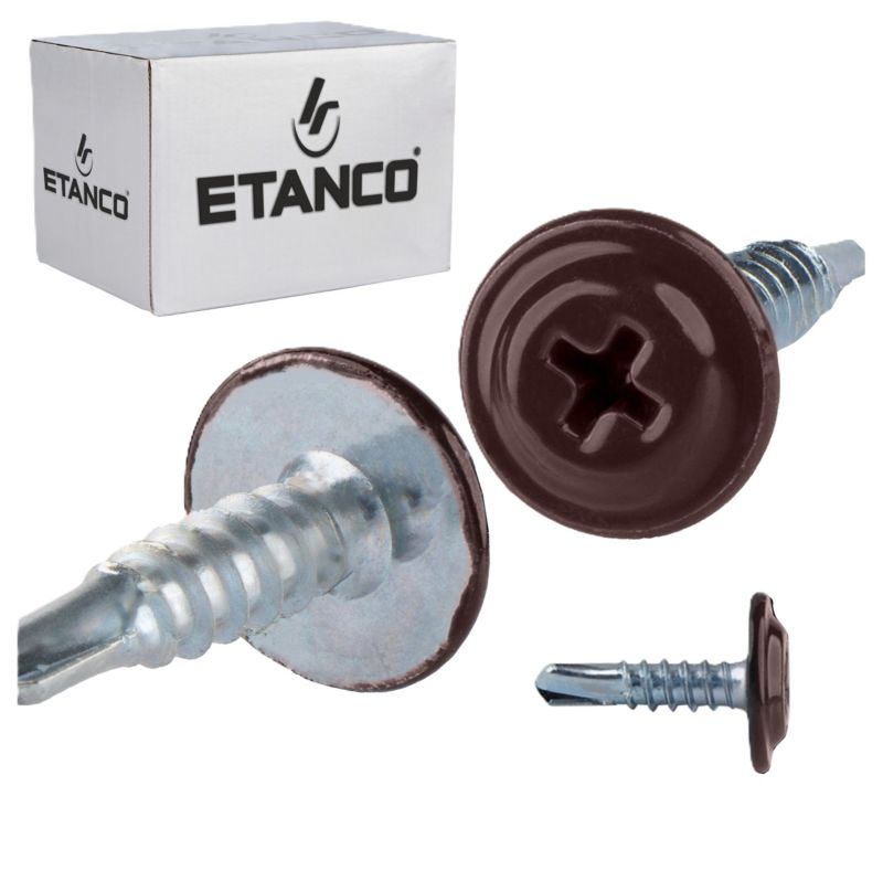 Łączniki montażowe Etanco GM-B 4,2x16 mm RAL 8017 250szt