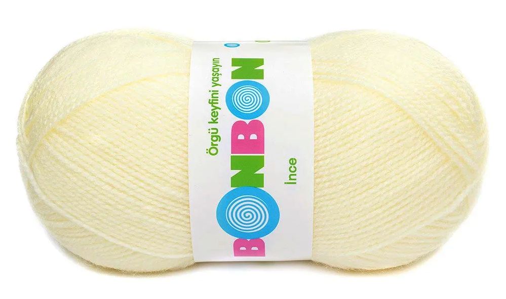 włóczka Bonbon Ince 100gr kol. 98272 / ecru