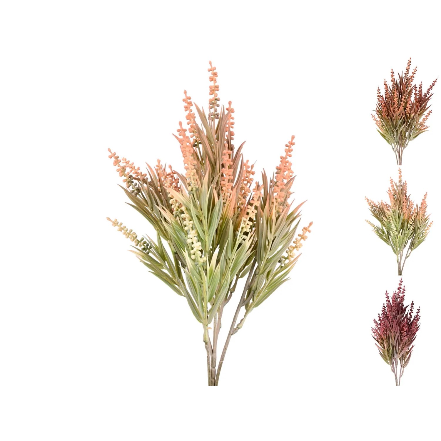 Bukiet sztuczny 6 gałązek, mix kolorów - dł. 40 cm