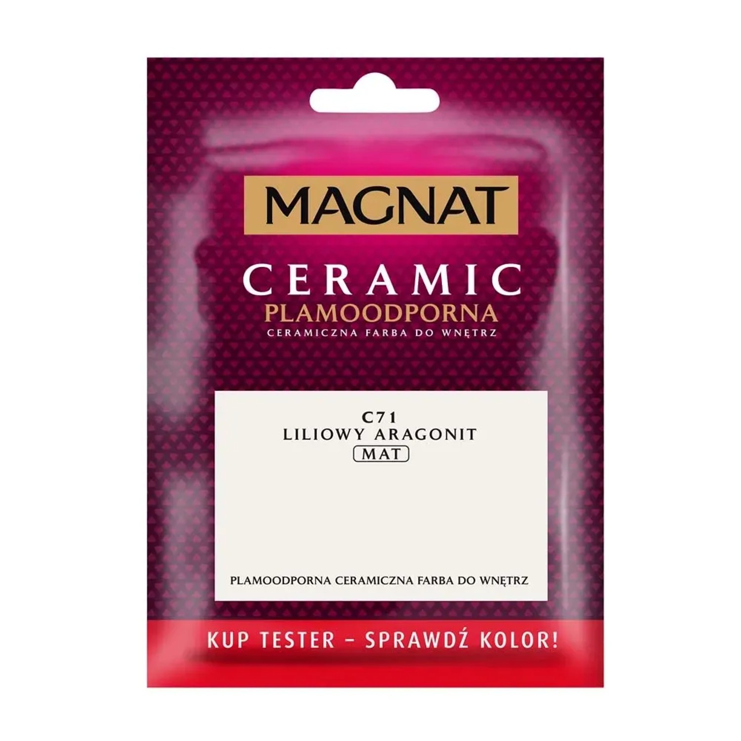 Tester farby Magnat Ceramic liliowy aragonit 30 ml