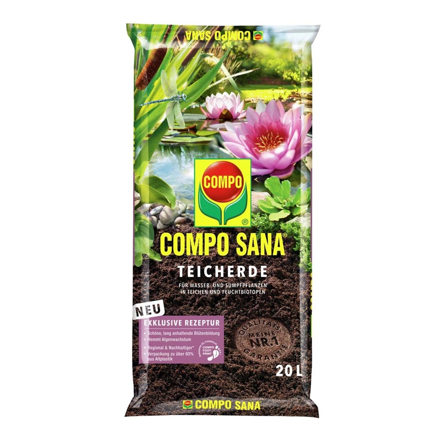 Compo Sana Podłoże do roślin wodnych - 20 l