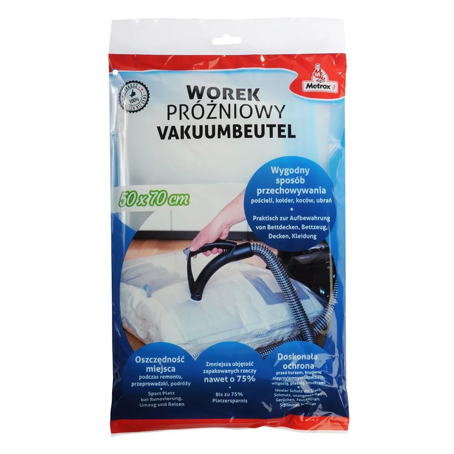 Worek próżniowy 50 cm x 70 cm