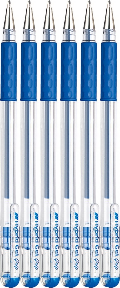 6x Długopis żelowy Pentel, K116, 0.6mm, niebieski