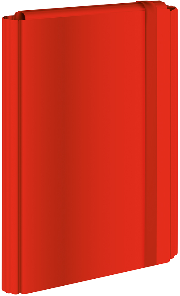 Teczka z gumką Interdruk, A4+, czerwony
