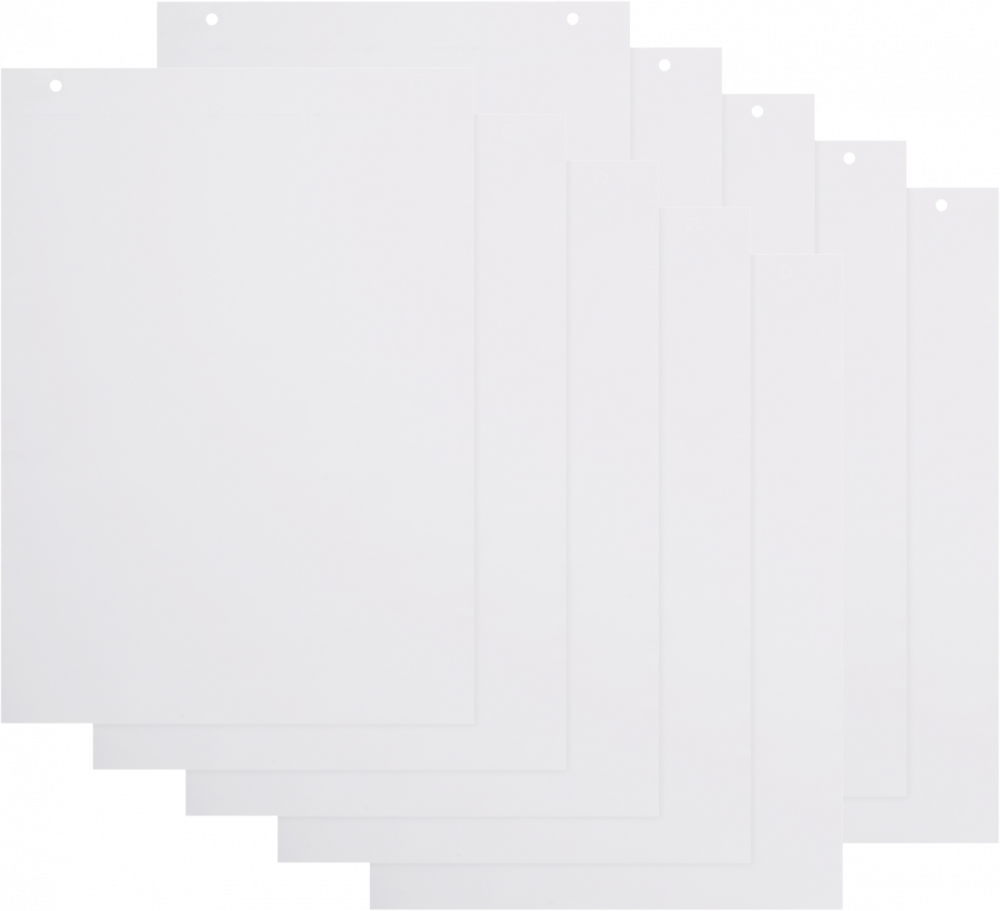 10x Blok do flipchartów Viking, 65x98cm, gładki, 50 kart