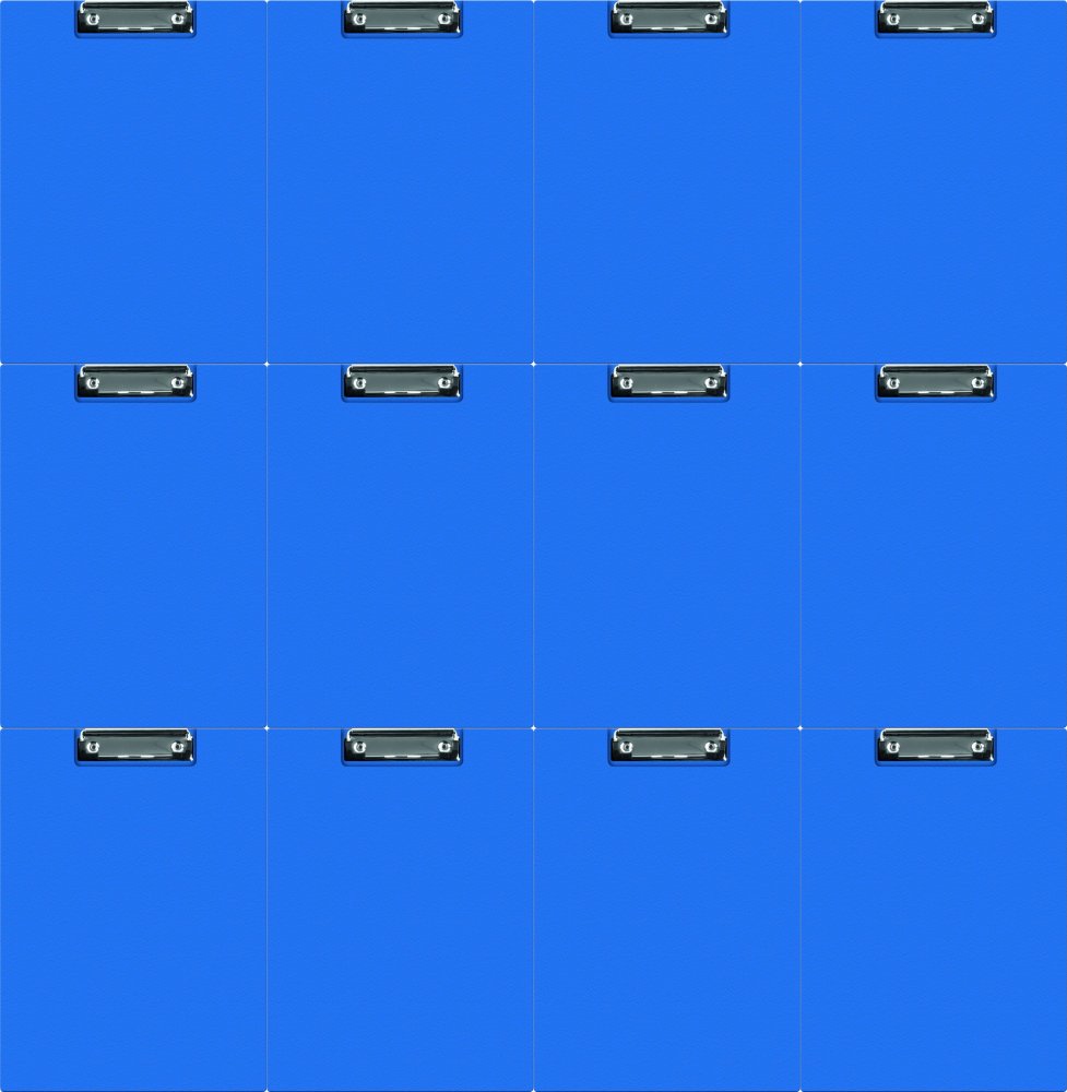 12x Clipboard Q-connect, z okładką, A5, niebieski