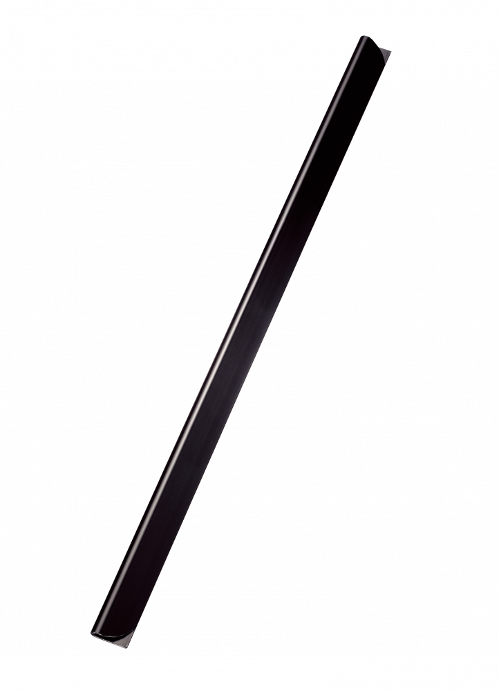 Listwa wsuwana Leitz, A4, 6mm, do 60 kartek, 50 sztuk, czarny