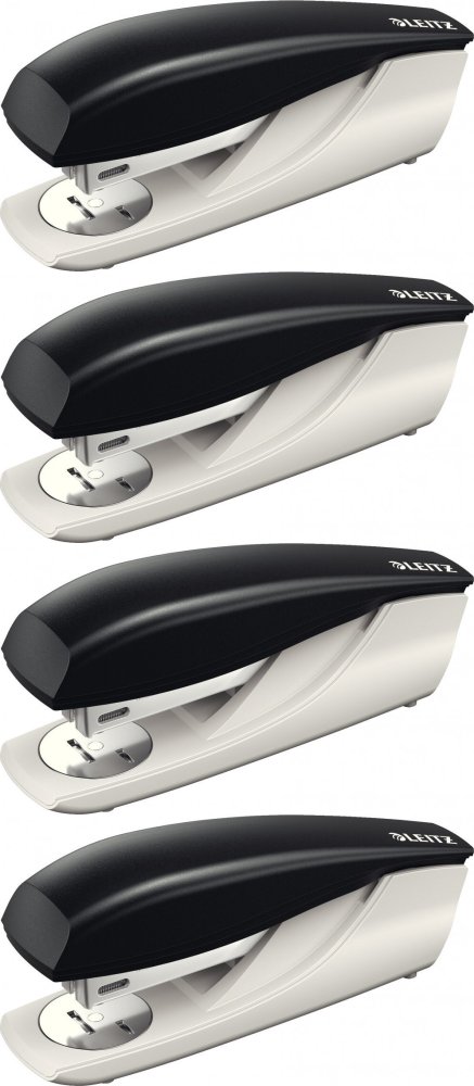 4x Zszywacz Leitz New Nexxt, do 30 kartek, czarny