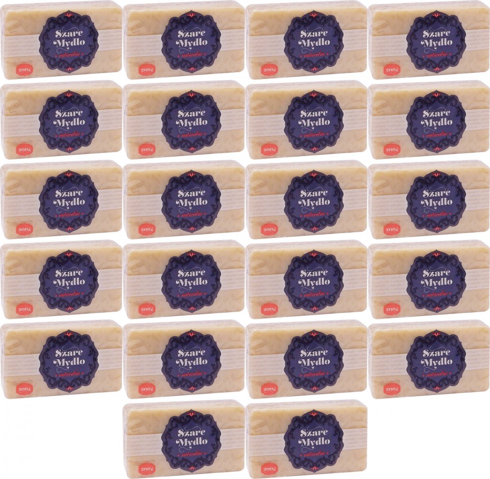 22x Mydło w kostce Ardbeg naturalne, 200g, szary