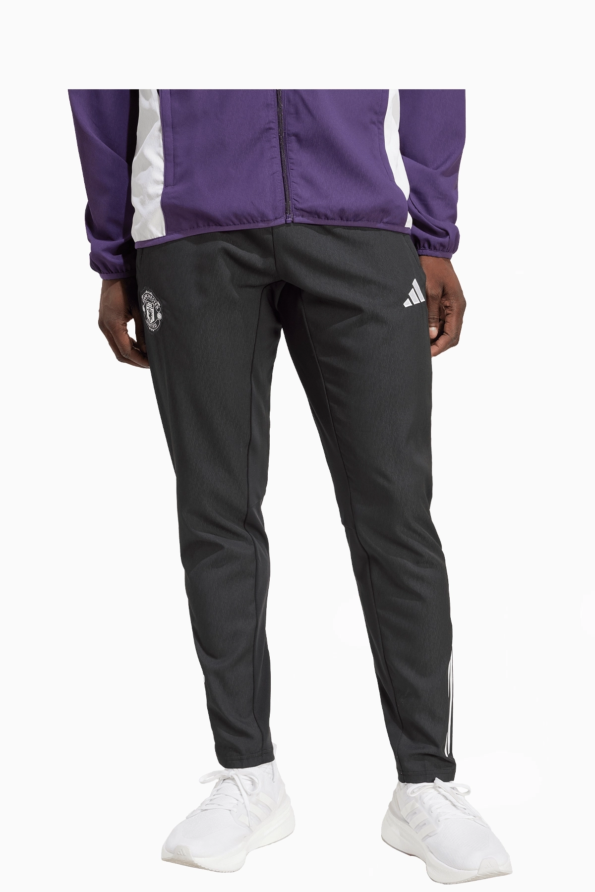 Spodnie adidas Manchester United 25/26 Presentation - Czarny