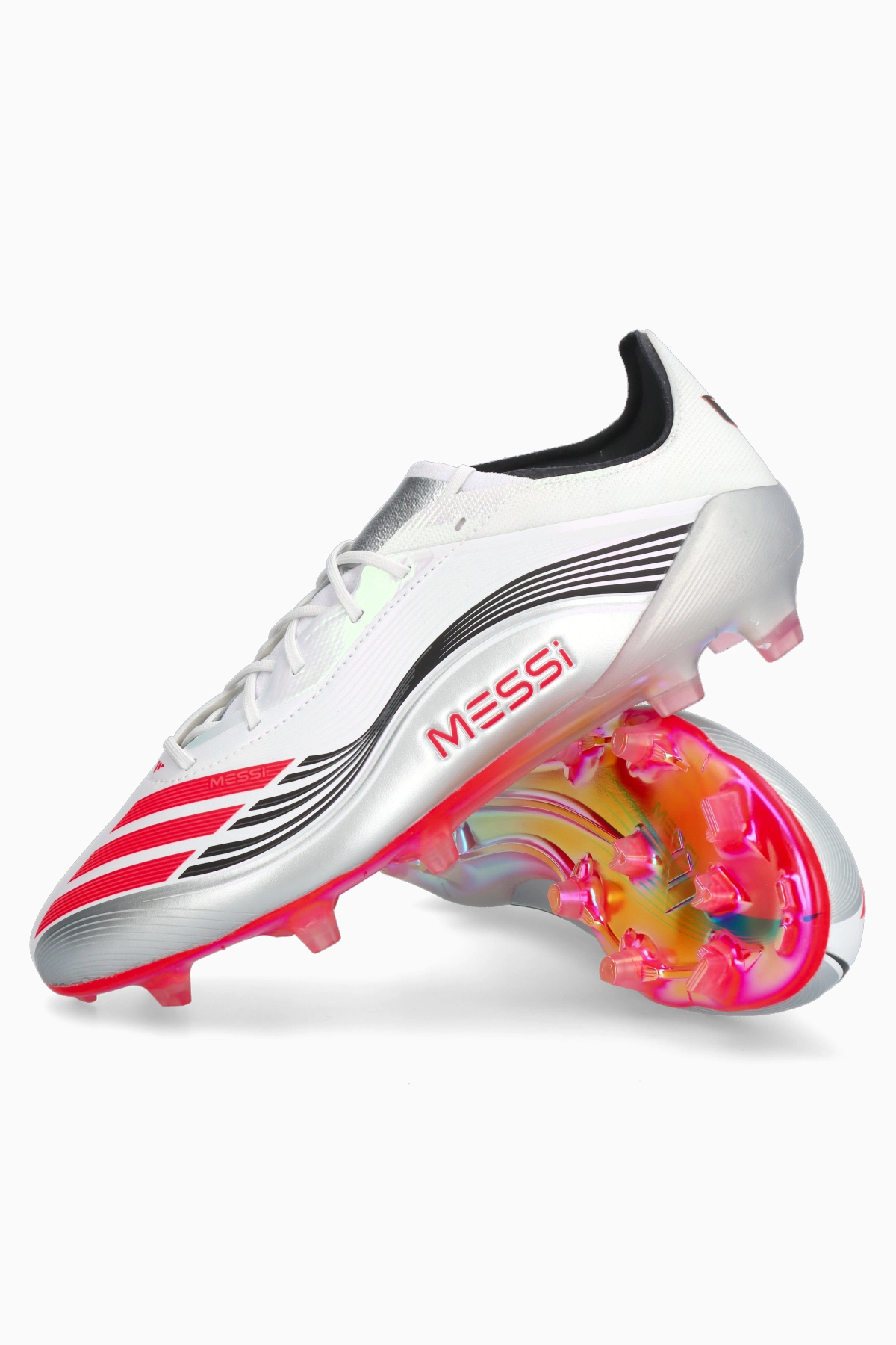 Korki adidas F50 Elite Messi FG - Srebrny