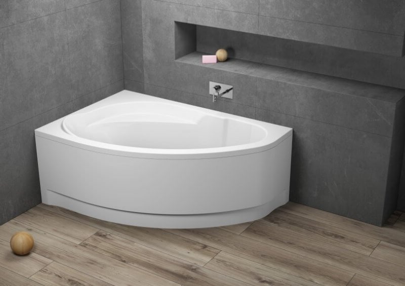 Polimat Marea wanna narożna 150x100 cm lewa biała 00295