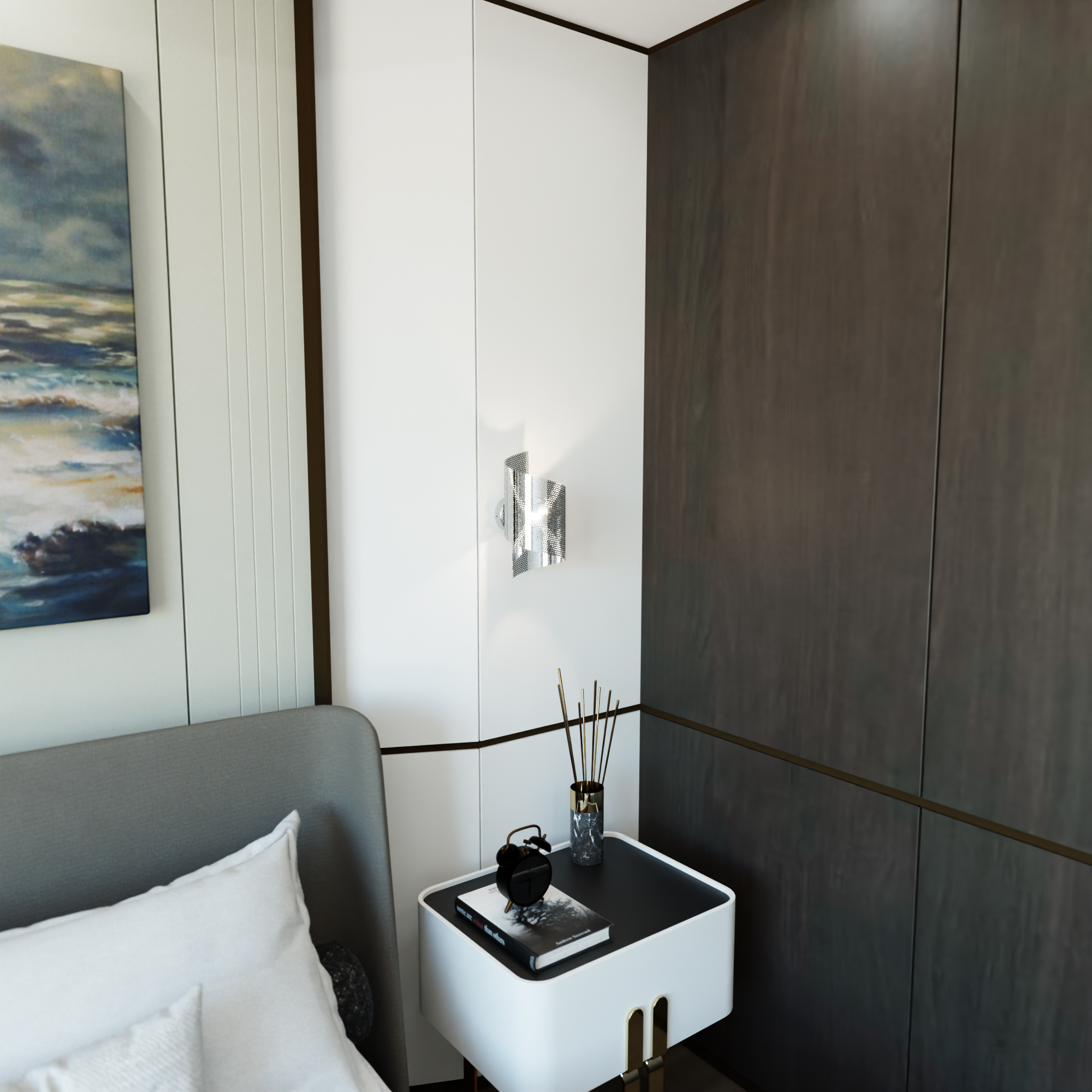 Emibig Spiral kinkiet 1x8 W chrom 1358/1