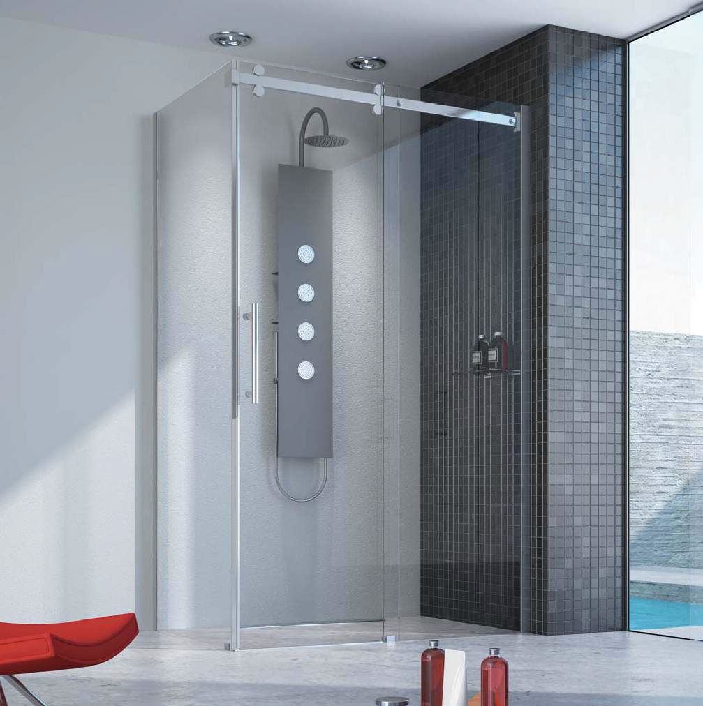 Sanplast Altus KND2/ALTIIa-100x190-200 kabina prysznicowa 200x100 cm prostokątna chrom/szkło przezroczyste 600-121-1091-42-401