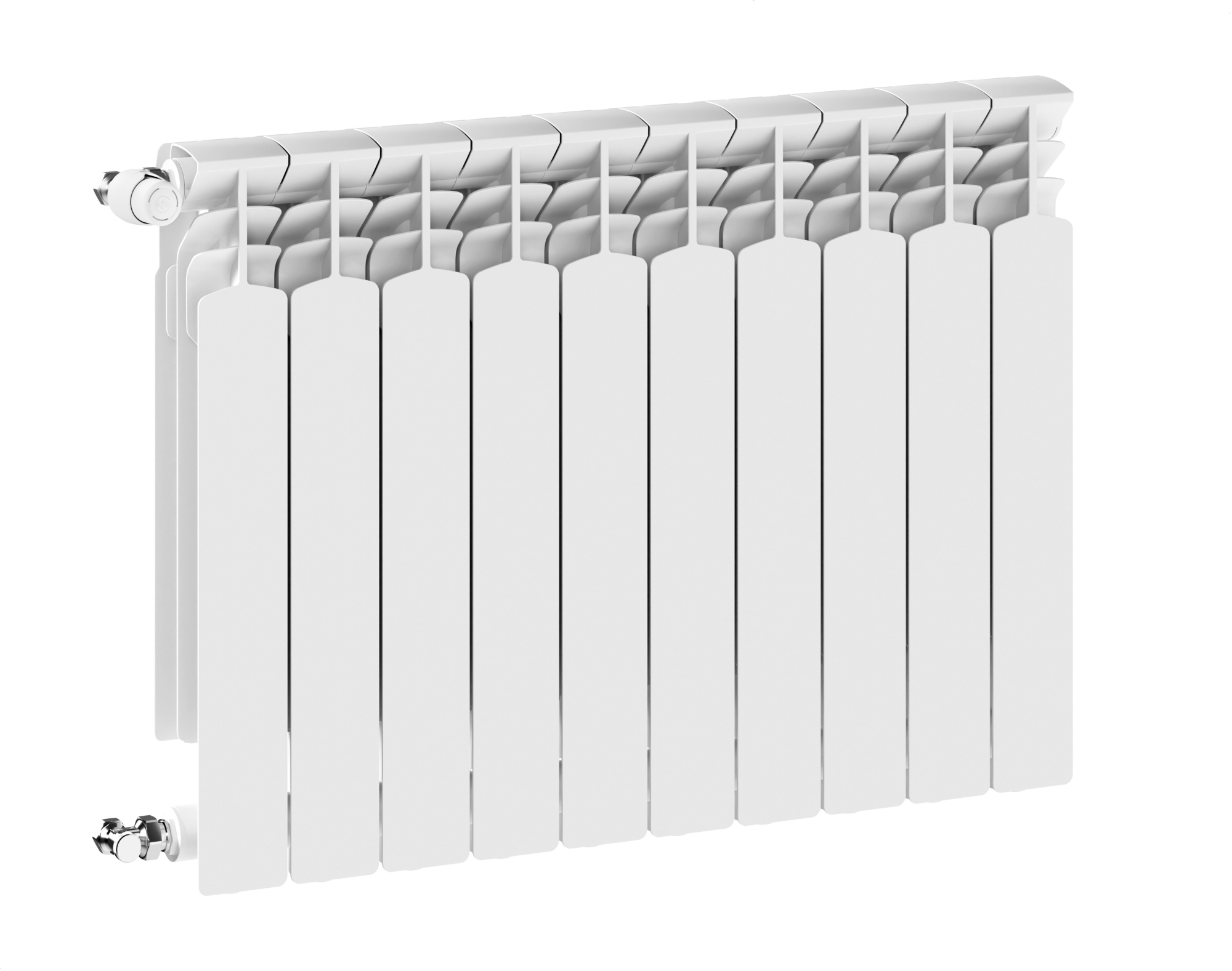 KFA Armatura G600F/10 grzejnik pokojowy 67,2x80,5 cm biały 772-100-44 - Wysyłka w 24h