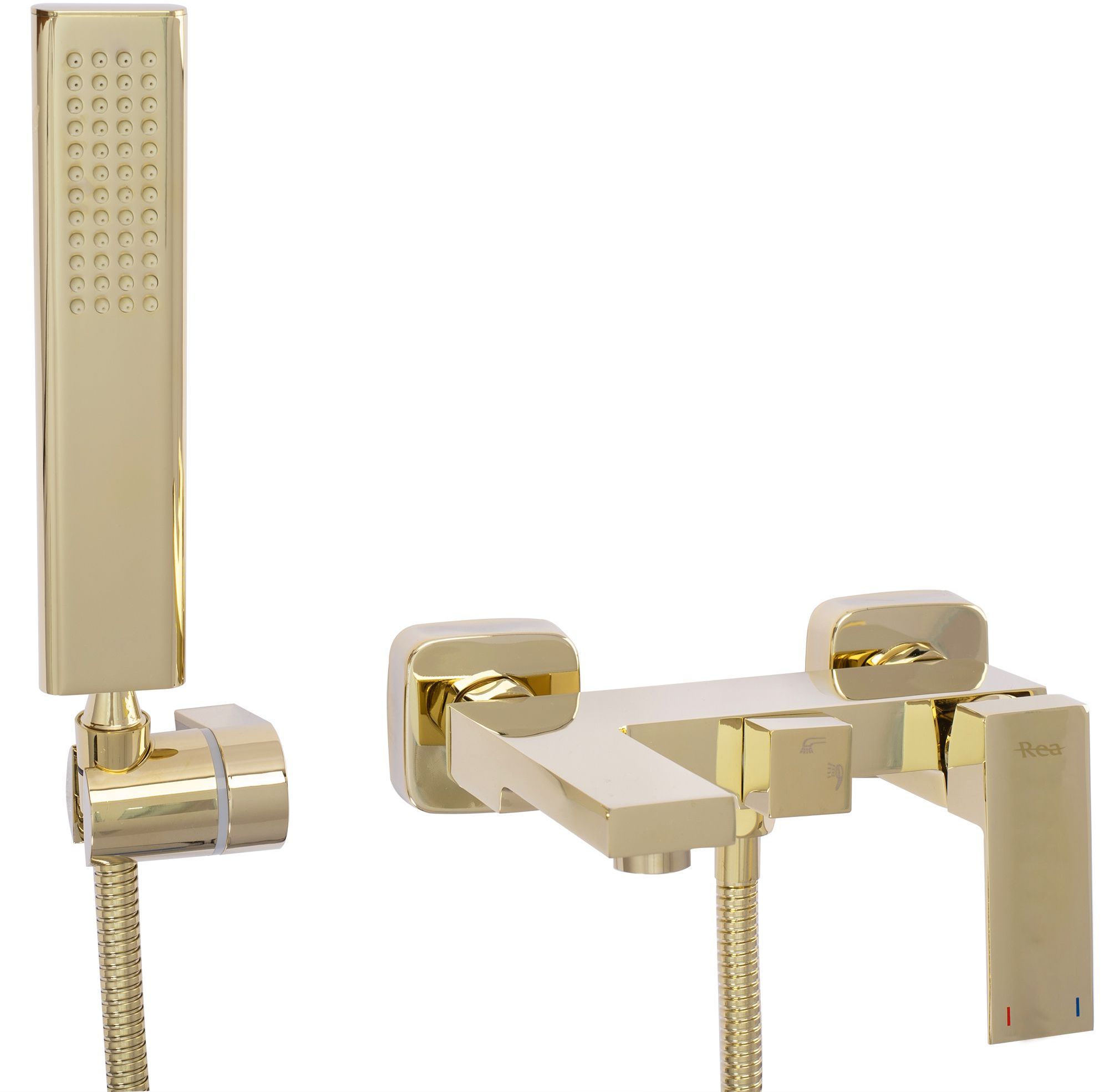 Rea Fenix bateria wannowo-prysznicowa jasnozłoty REA-B5666