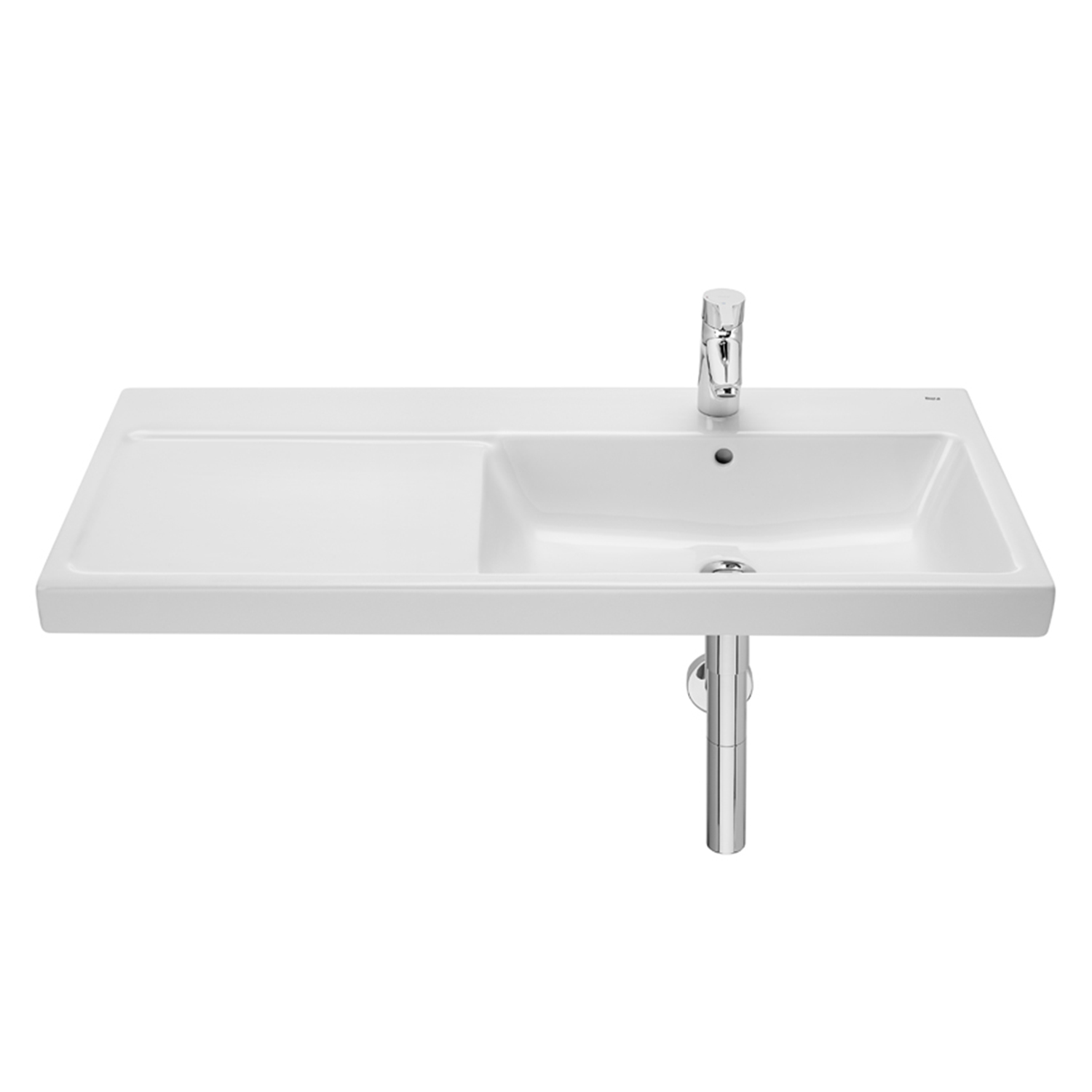 Roca Gap umywalka 100x46 cm prostokątna ścienna biała A3270MES00