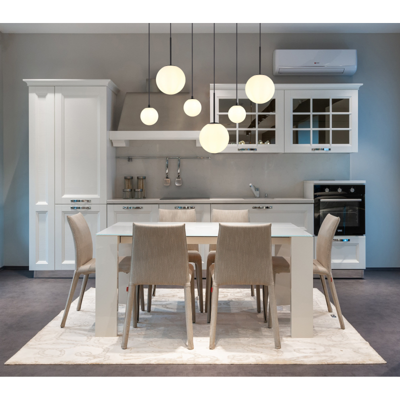 Globo Lighting Hallie lampa wisząca 3x9 W, 3x5 W biała-czarna 15168-6