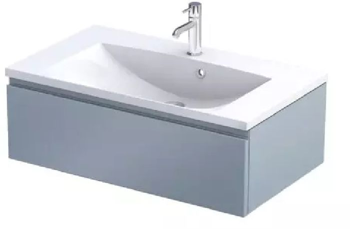 Oristo Brylant szafka 80 cm podumywalkowa wisząca niebieski mat OR36-SD1S-80-16