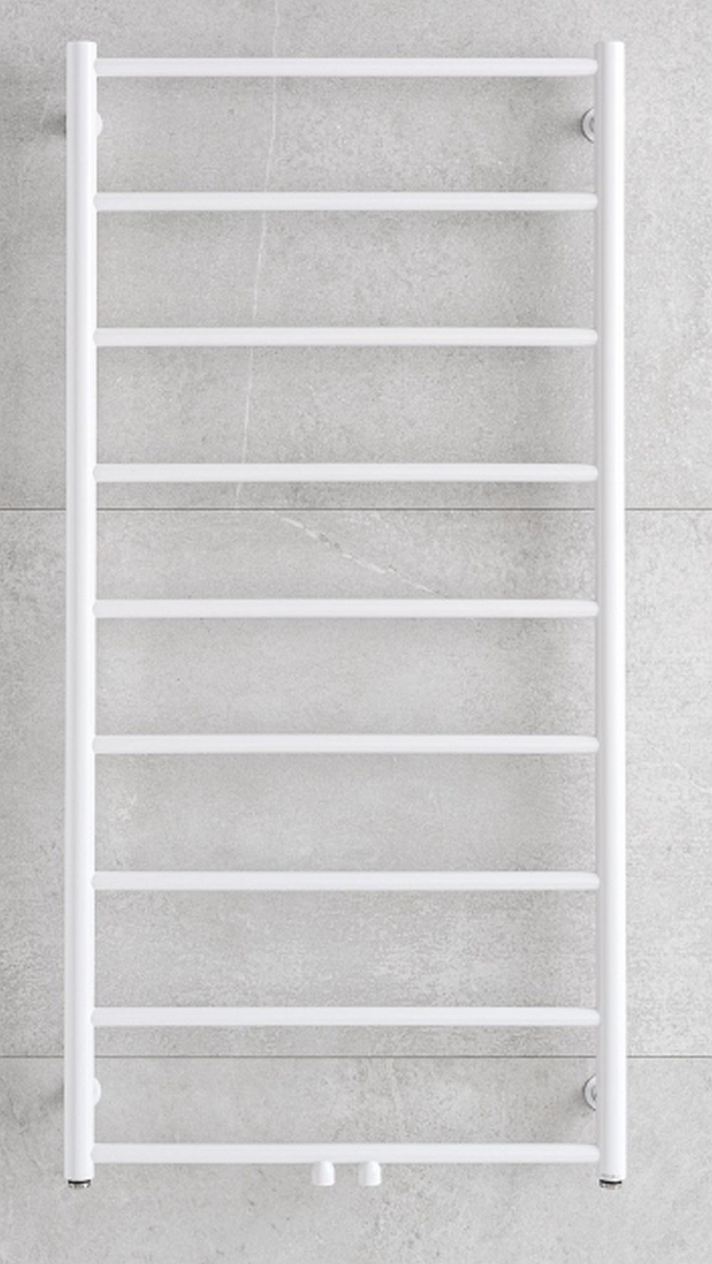 P.M.H. Naas grzejnik łazienkowy drabinkowy 121x50 cm biały NS3W-M