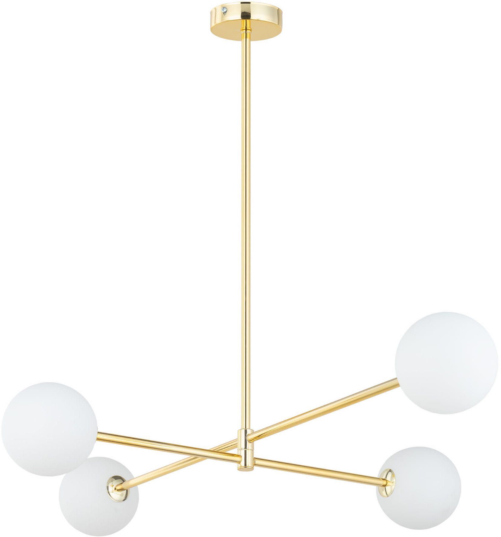 TK Lighting Sarius lampa podsufitowa 4x6W biały/złoty 4737 - Wysyłka w 24h