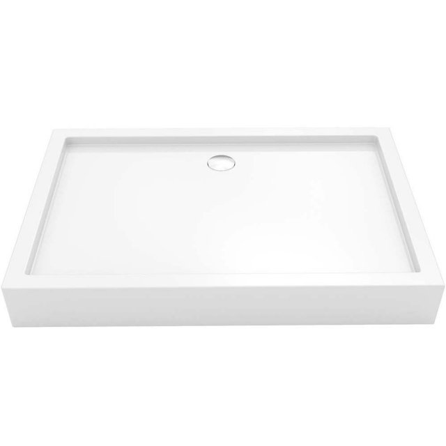 Brodzik prostokątny MARELLE 100x80x15,5 biały TER-0086